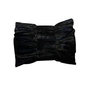 Vintage 1960’s LULU for J. Taylor Black Velvet Clutch Purse